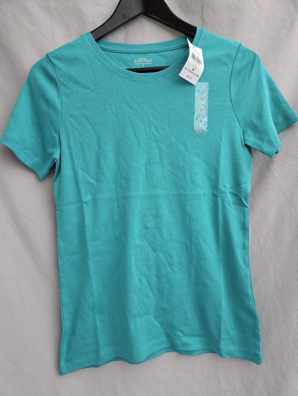 Northern Reflections Short Sleeve Crewneck Tee in Teal